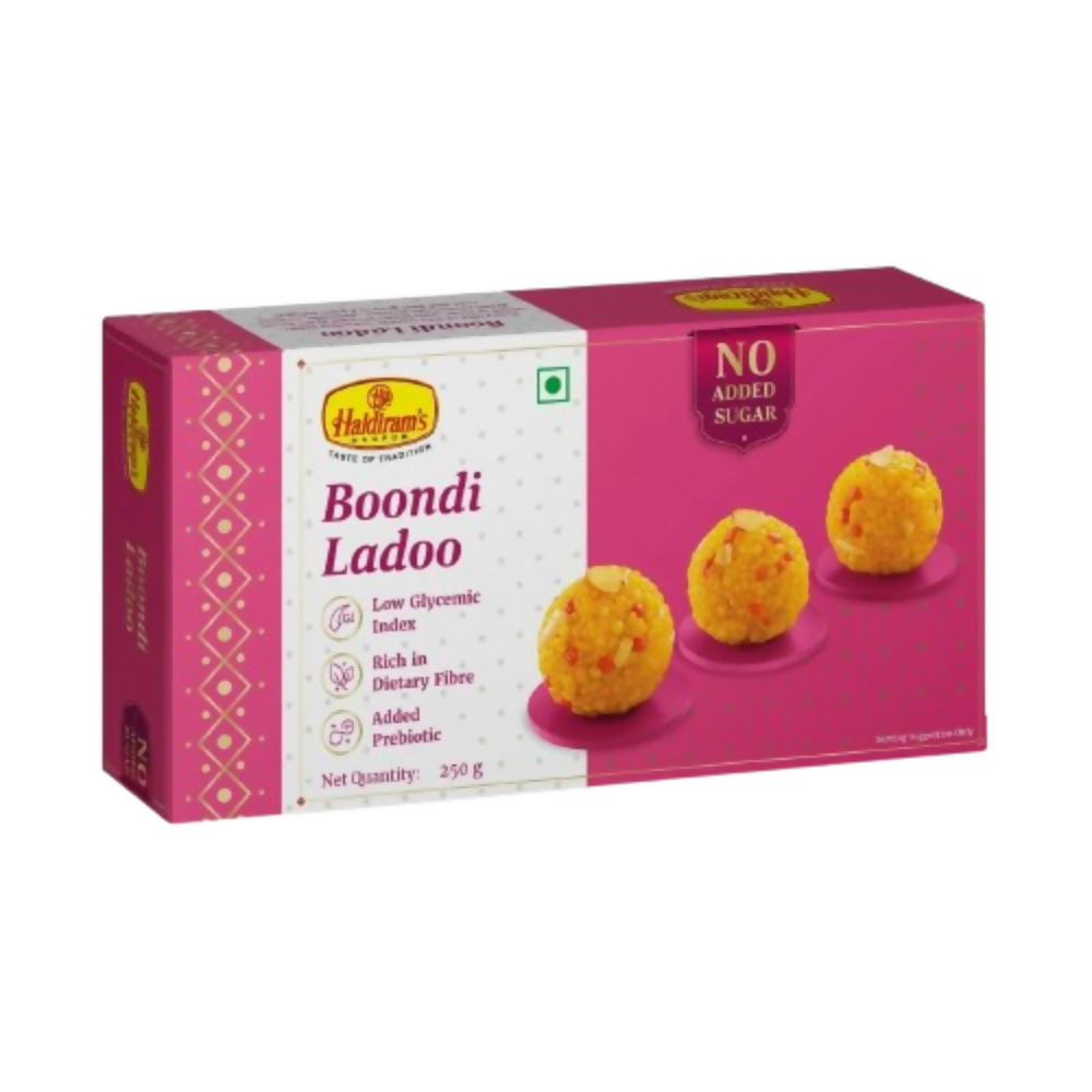 Haldiram's Boondi Ladoo-No Added Sugar - Distacart