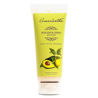 Amarantha Ayurvedic Avocado & Lemon Face Wash - Distacart
