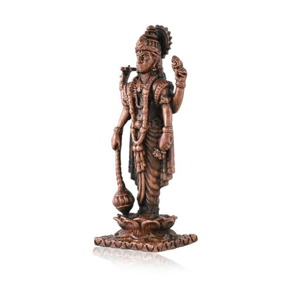 Craftvatika Copper Vishnu Idol - Distacart