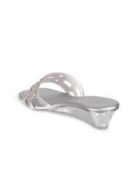 Thumbnail for Metro Women Embellished Square Toe Sandals