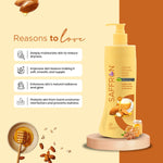 Thumbnail for VI-JOHN Saffron Natural Fairness Body Lotion Body Milk with Honey & Almond Deep Nourishment & Radiant Glow For All Skin Types