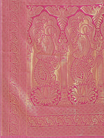 Thumbnail for Astita Banarasi Silk Cream & Magenta Saree