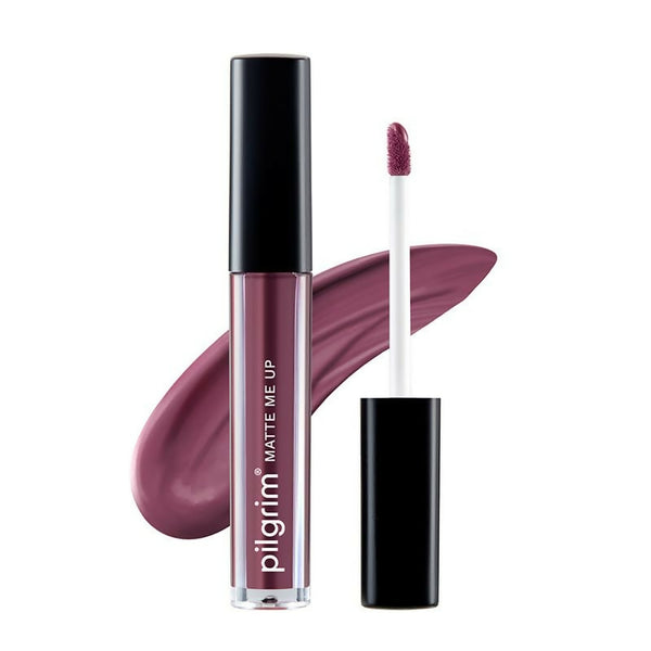 Pilgrim Liquid Matte Lipstick with Hyaluronic Acid - Mauve Desire - Distacart
