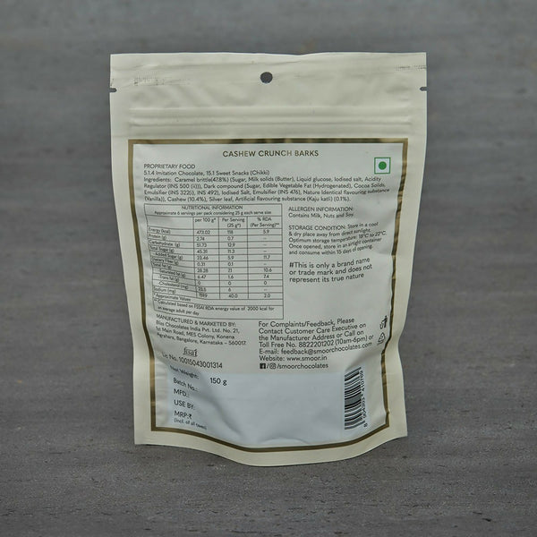 Smoor Cashew Crunch Barks