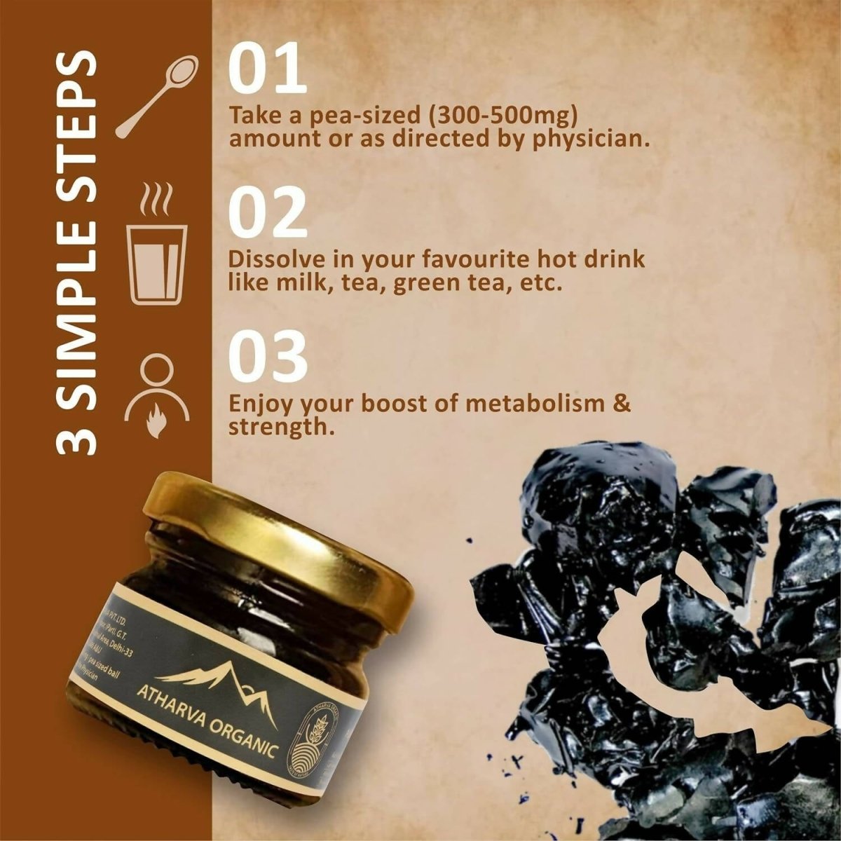 Atharvaa Organic Himalayan Pure Sj - Distacart
