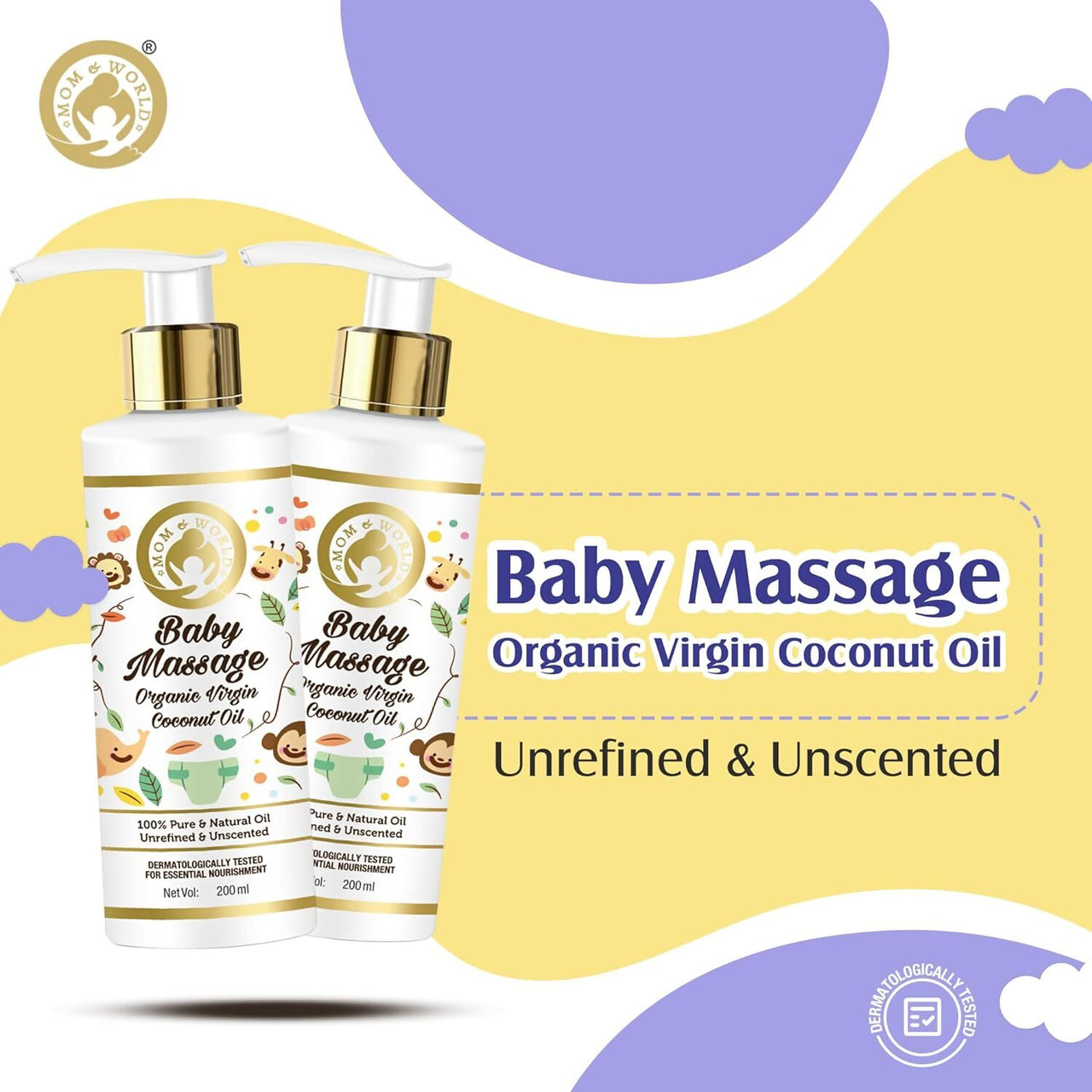 Mom & World Baby Massage Oil - Distacart