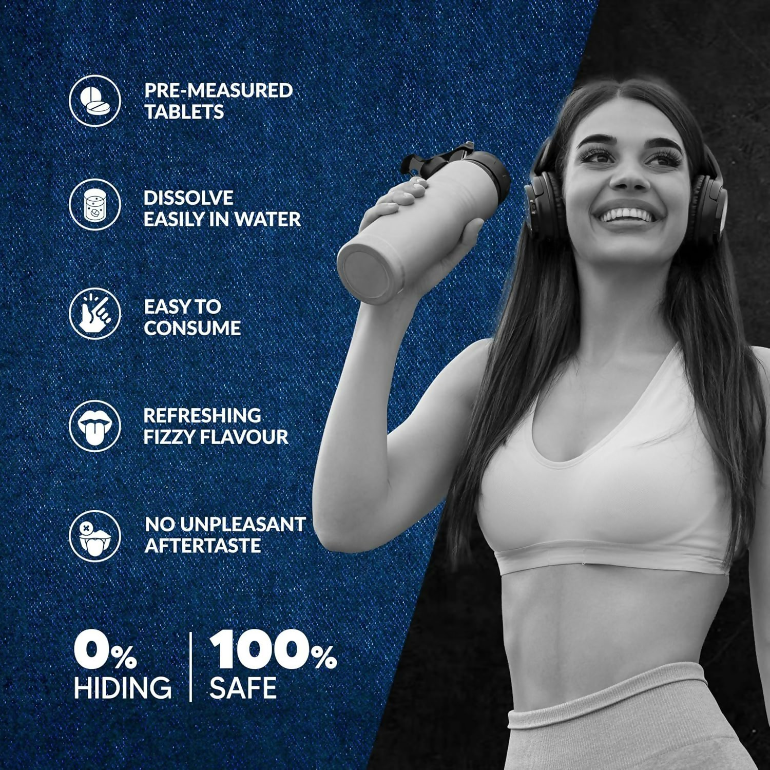 As-It-Is Atom Eaa Effervescent Tablets Black Currant Flavour