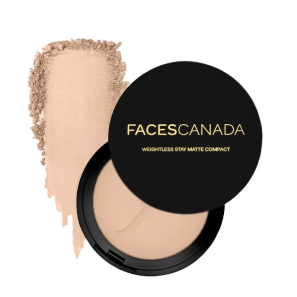 Faces Canada Compact Powder - Face Powder with SPF 20 - Ivory 01 - Distacart