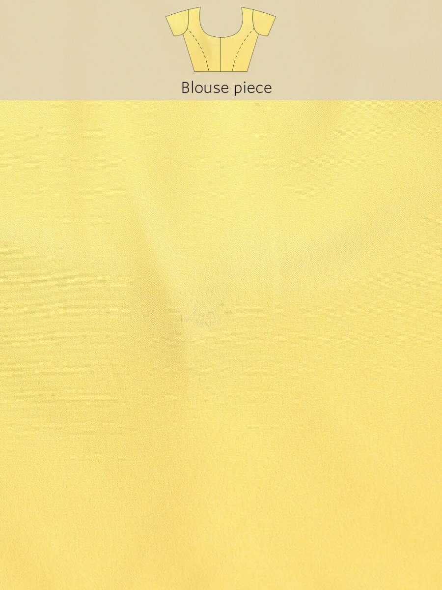 Ahalyaa Women's Traditional wear Saree - Yellow - Distacart