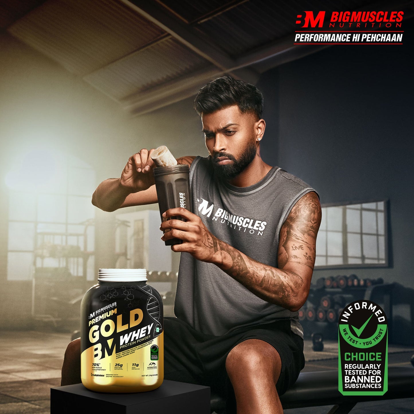 Big Muscles Nutrition Premium Gold Whey Protein - Distacart