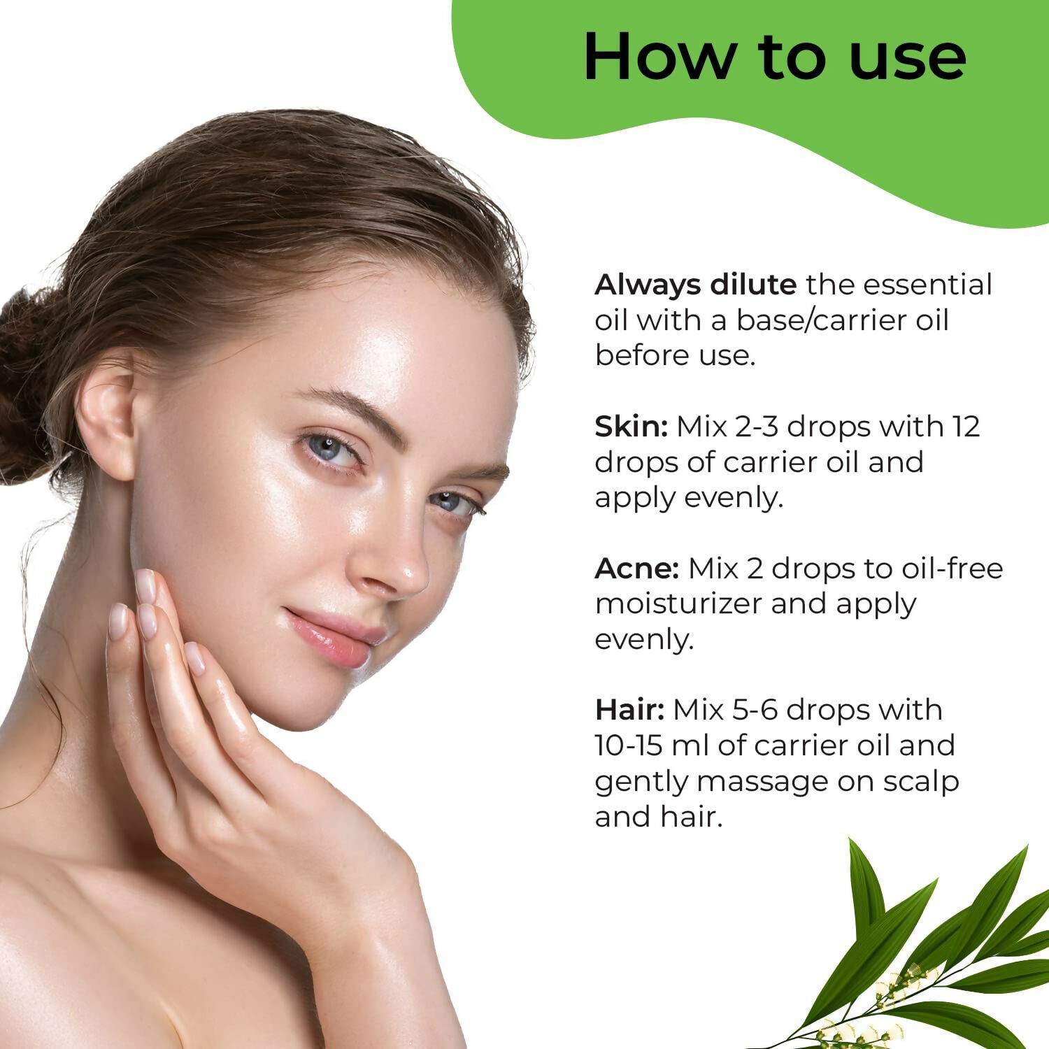Pilgrim Australian Tea Tree Essential Oil For Hair, Skin Care, Acne & Pimples - Distacart