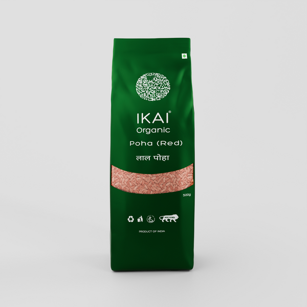 2 - Organic Poha(Red) - 500 gm