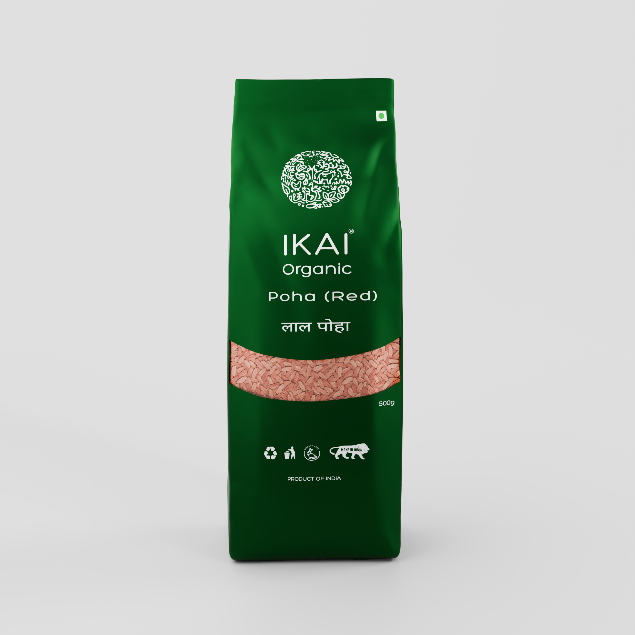 2 - Organic Poha(Red) - 500 gm