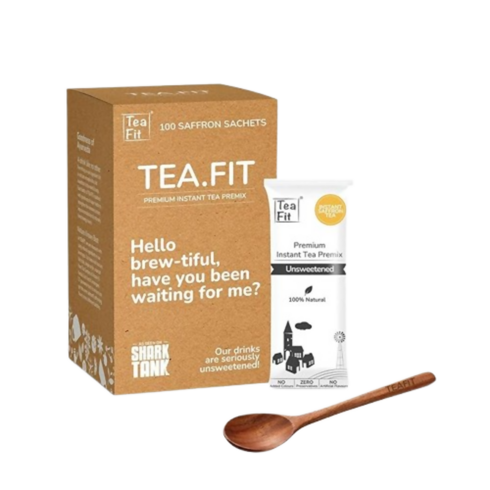 TeaFit Premium NO SUGAR Instant Saffron Tea Premix - Distacart