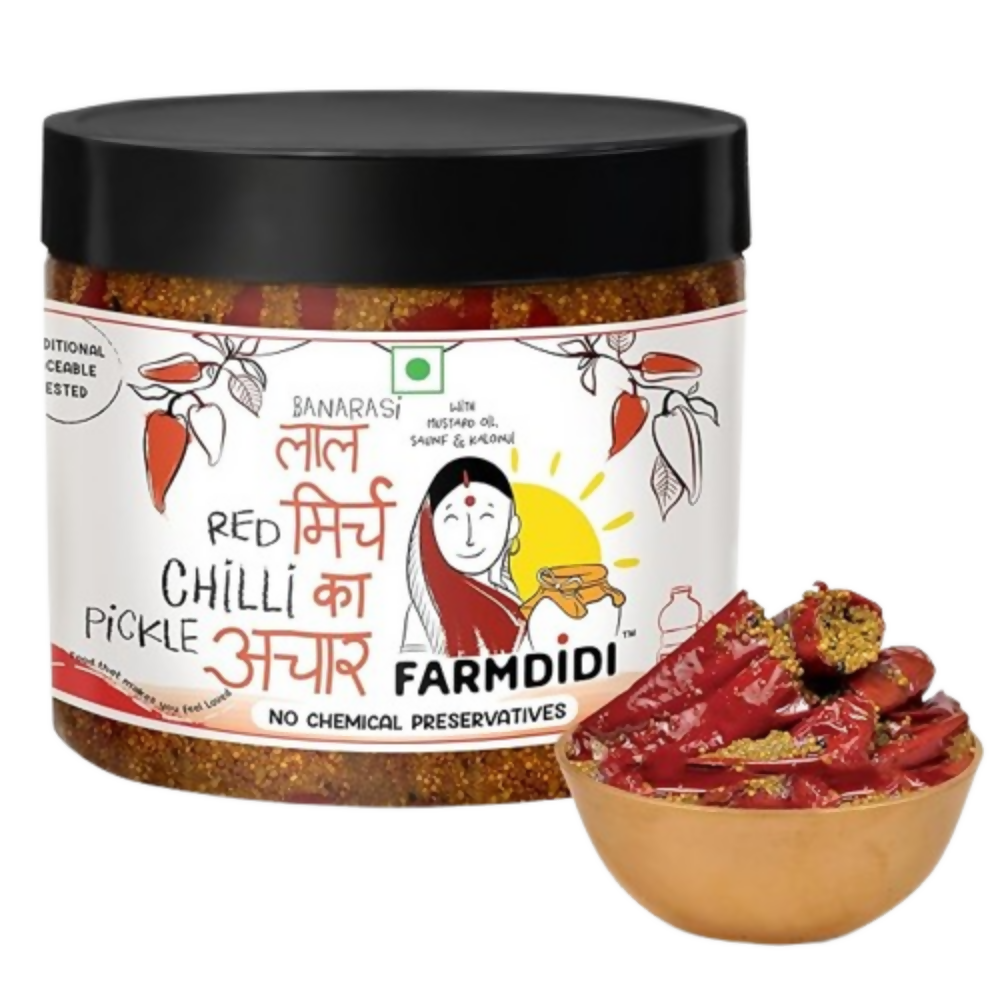 FarmDidi Stuffed Red Chilli Pickle - Distacart