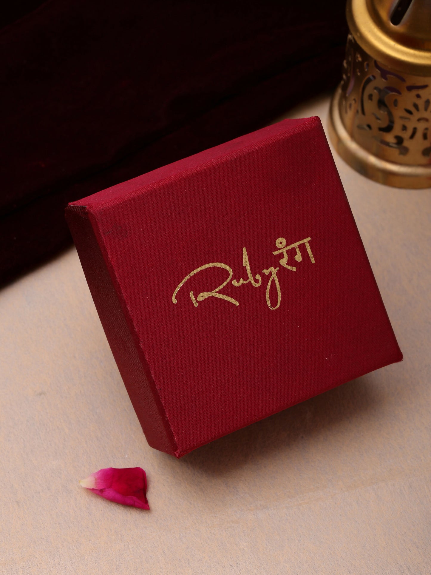 Ruby Raang Kundan and Pink Stone Necklace - Distacart