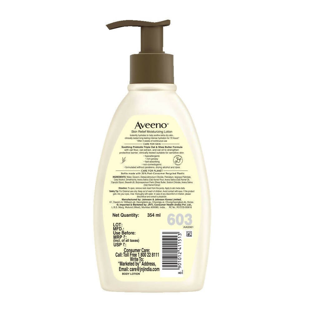 Aveeno Skin Relief Moisturizing Lotion For Sensitive Skin - Distacart