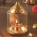 Thumbnail for My Borosil Shree Ganapti Diya Brass, Large