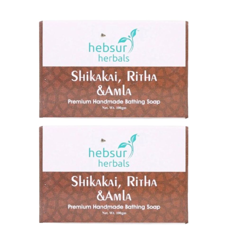 Hebsur Herbals Shikakai Ritha & Amla Soap - Distacart