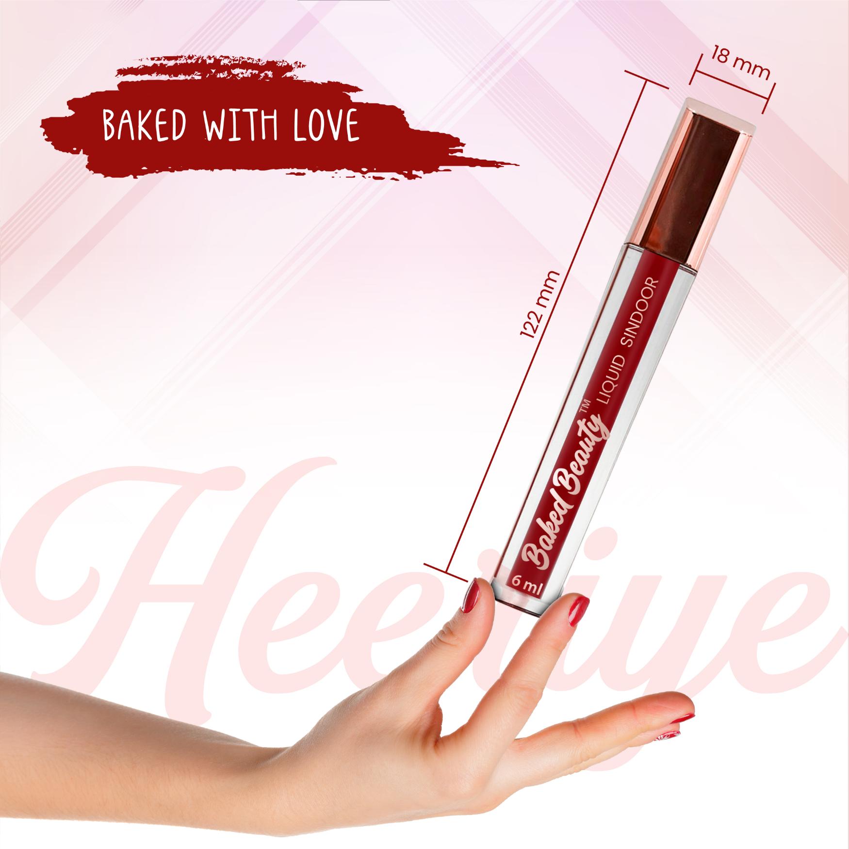 Baked Beauty Liquid Sindoor - Maroon