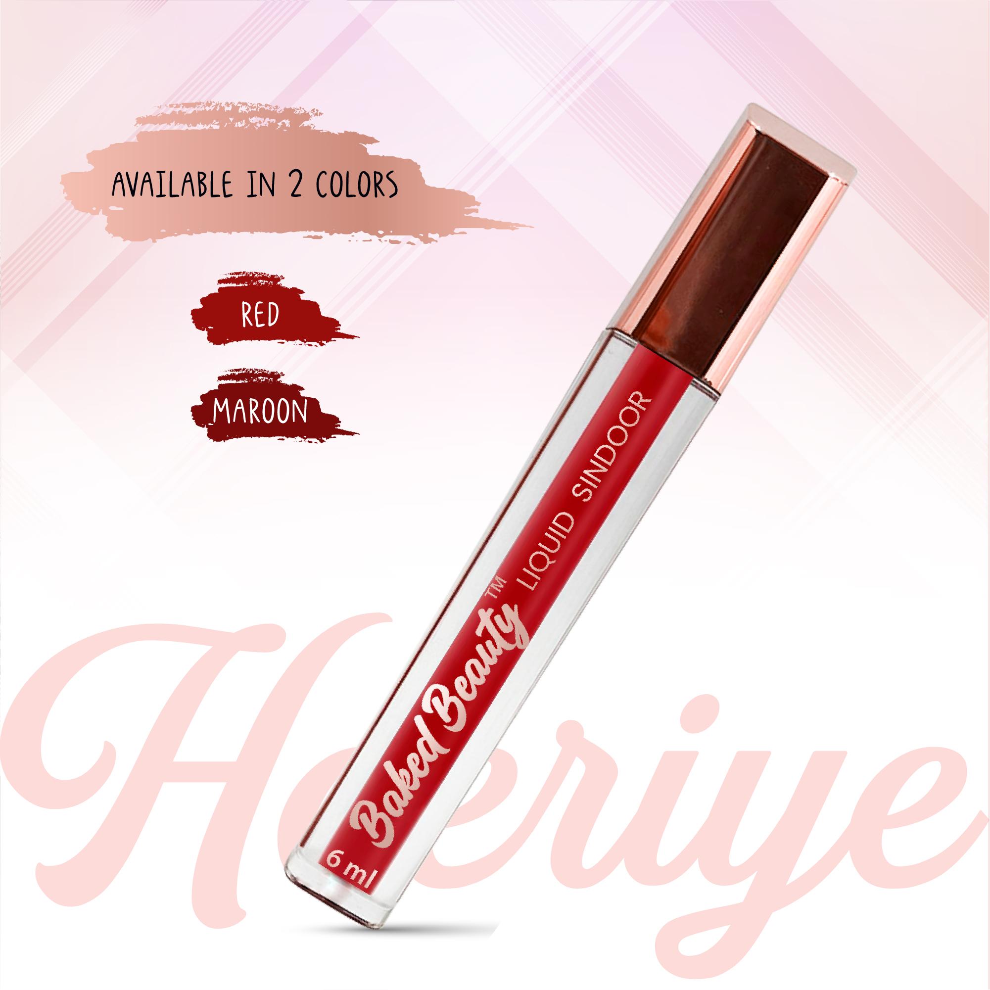 Baked Beauty Liquid Sindoor - Red
