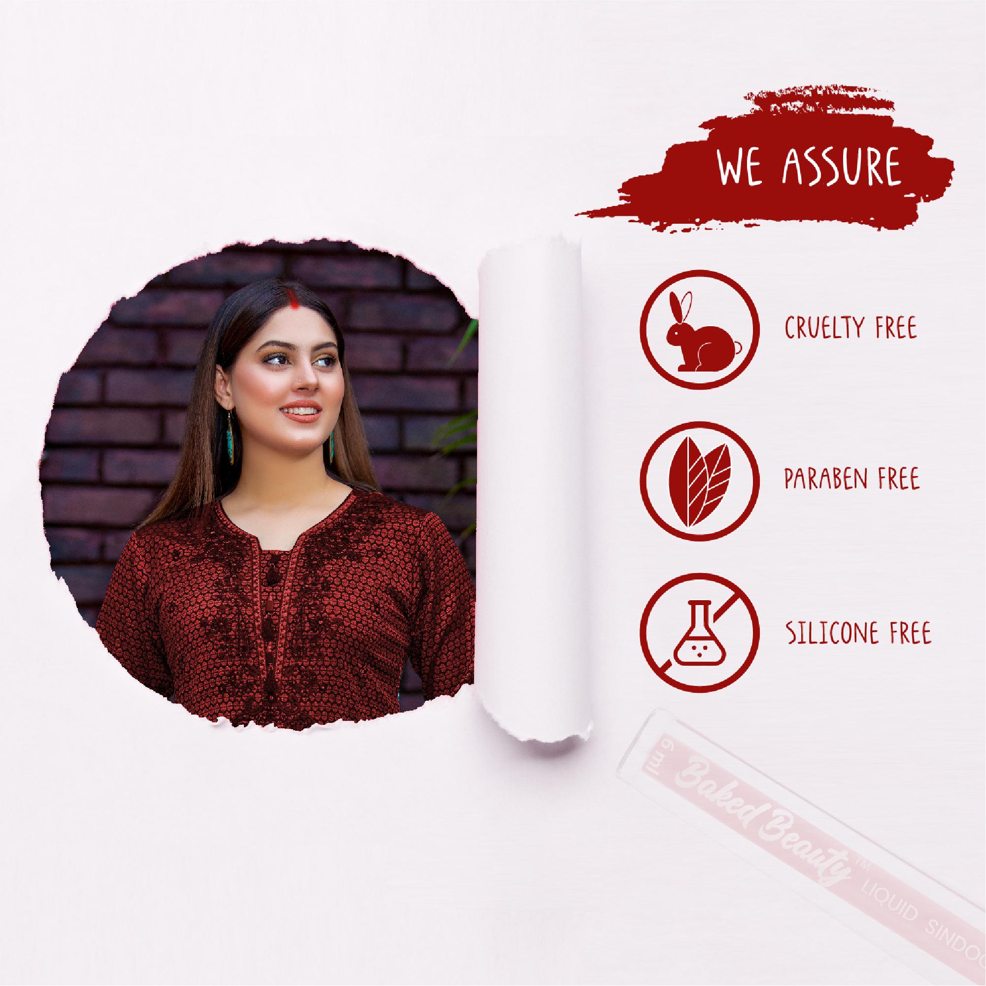 Baked Beauty Liquid Sindoor - Red