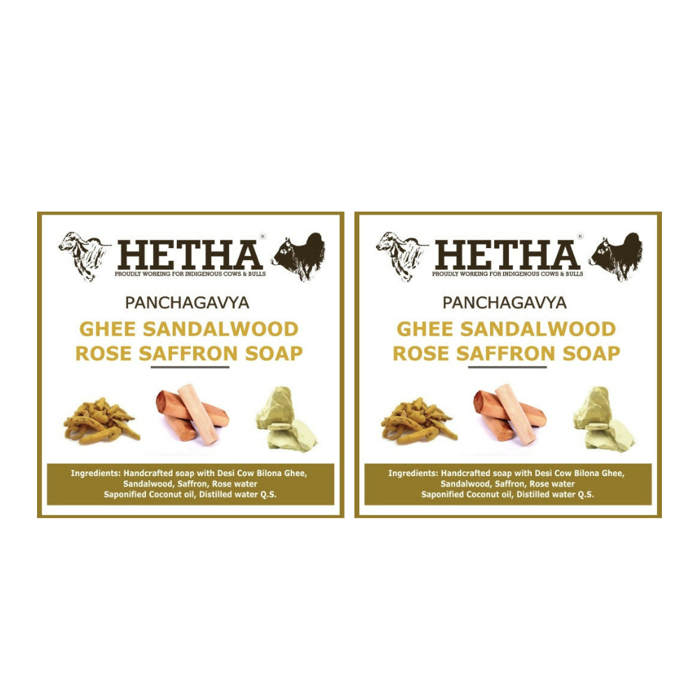 Hetha Ghee Sandalwood Rose Saffron Soap - Distacart