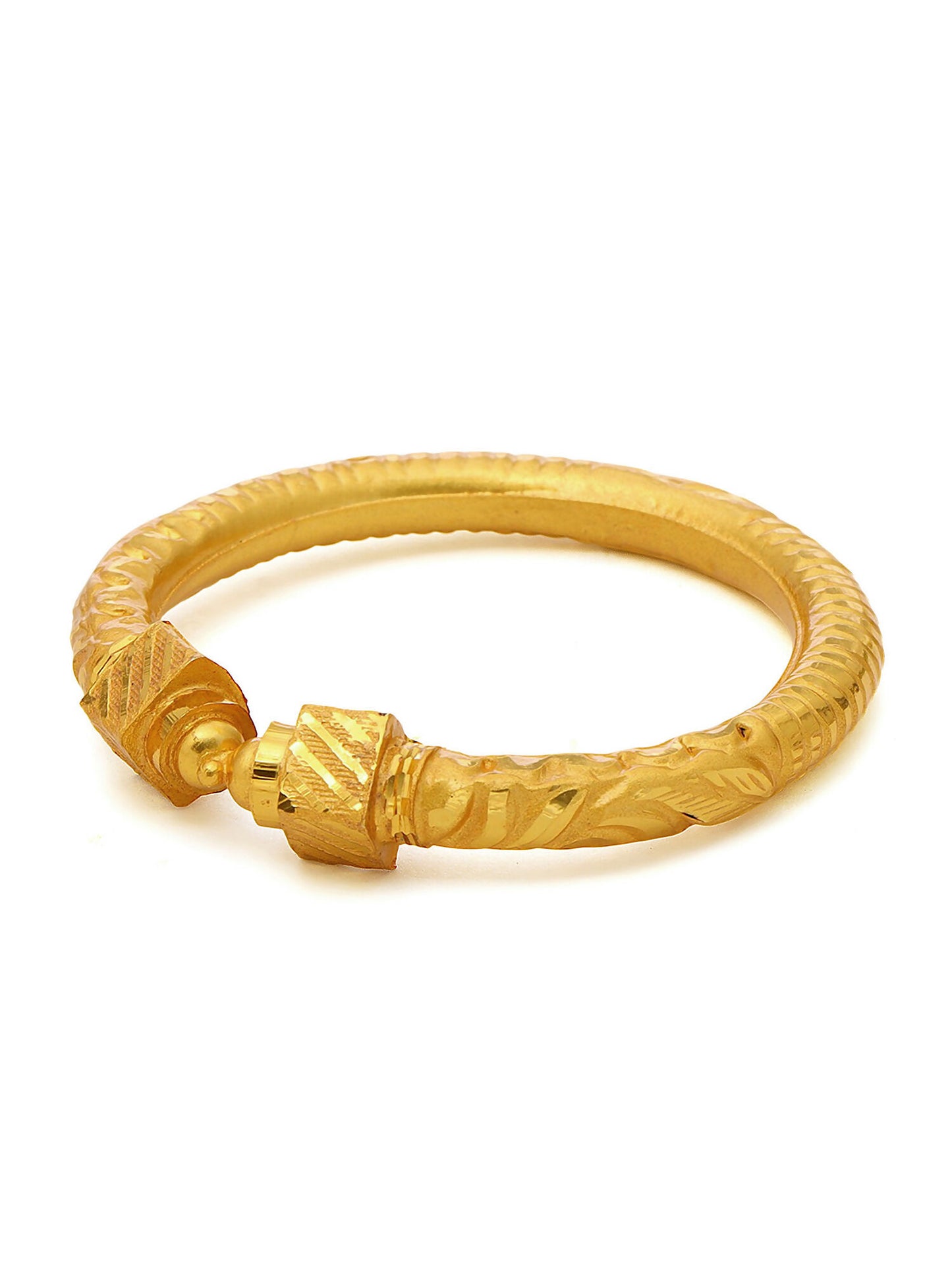 Ruby Raang Golden Bangle - Distacart