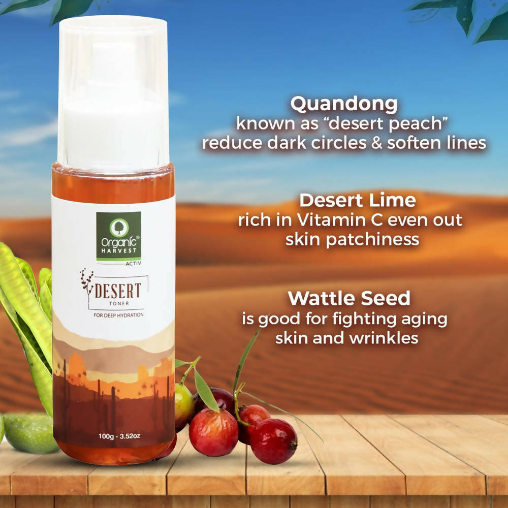 Organic Harvest Desert Toner For Deep Hydration - Distacart