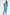 Women's Floral Printed Knee Length Rayon Co-ords Set (Blue) - Hiral Fashion