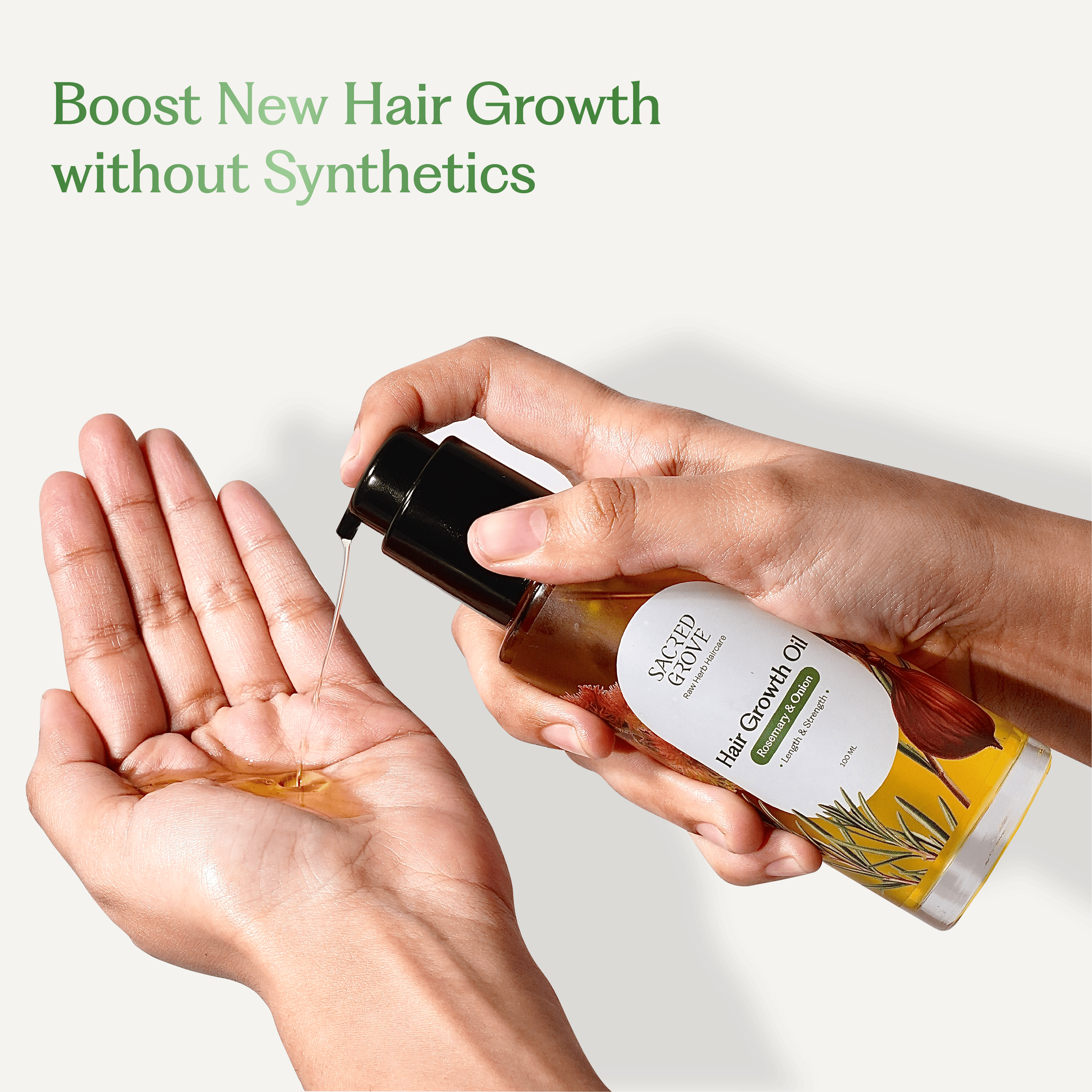 Sacred Grove Rosemary Leaves & Onion Hair Growth Oil
