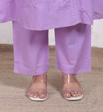 Thumbnail for Miravan Womens Lavender Angrakha Kurta Set - Distacart