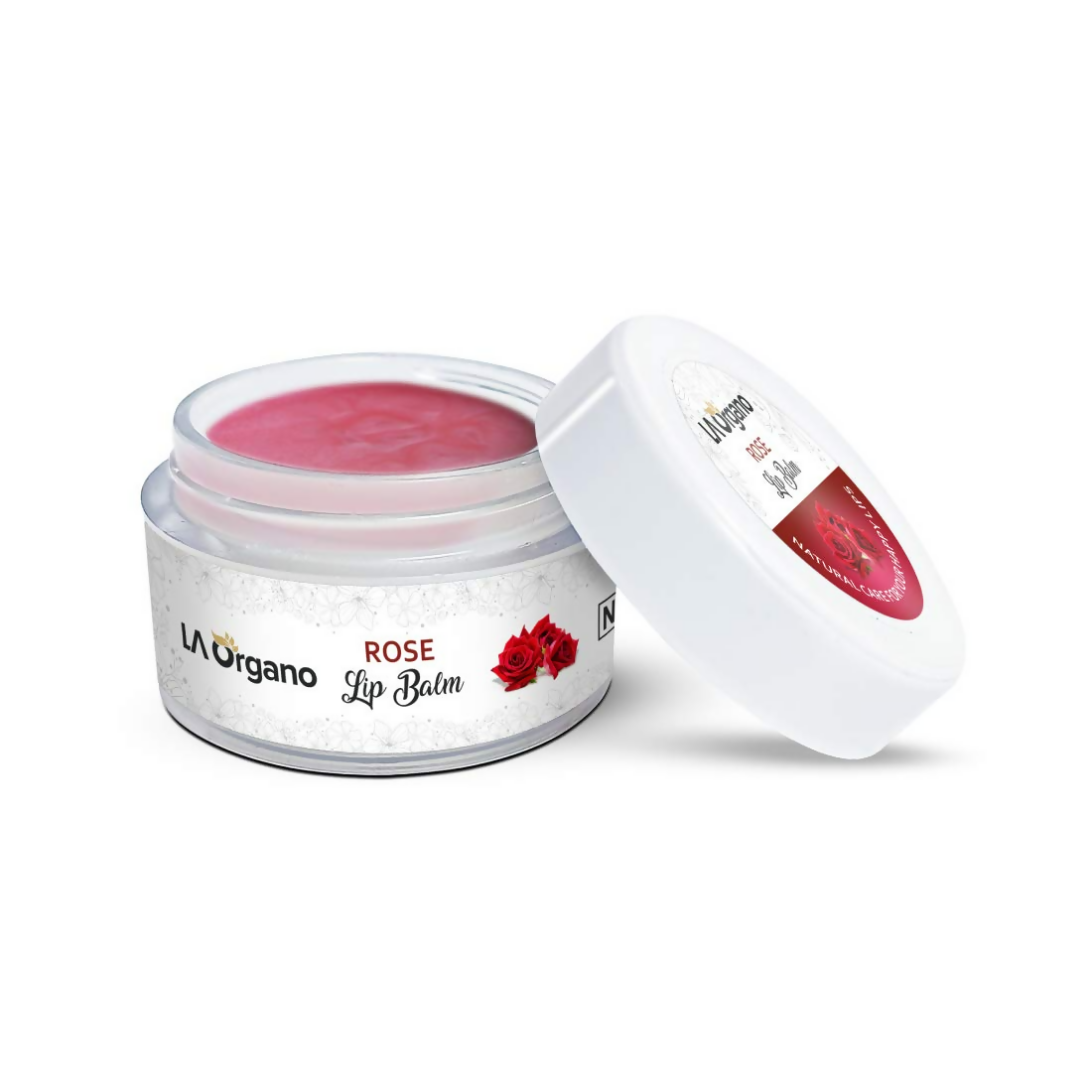 LA Organo Rose Lip Balm For Dry Chapped Lips - Distacart