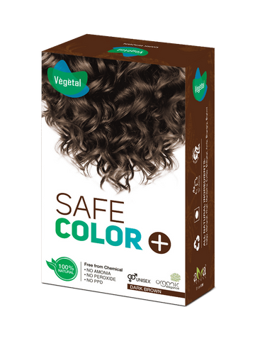 Vegetal Safe Color Hair Color - Dark Brown - Distacart