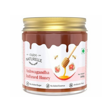 Farm Naturelle Ashwagandha Infused Honey – Natural Stress Relief & Energy Boost - Distacart