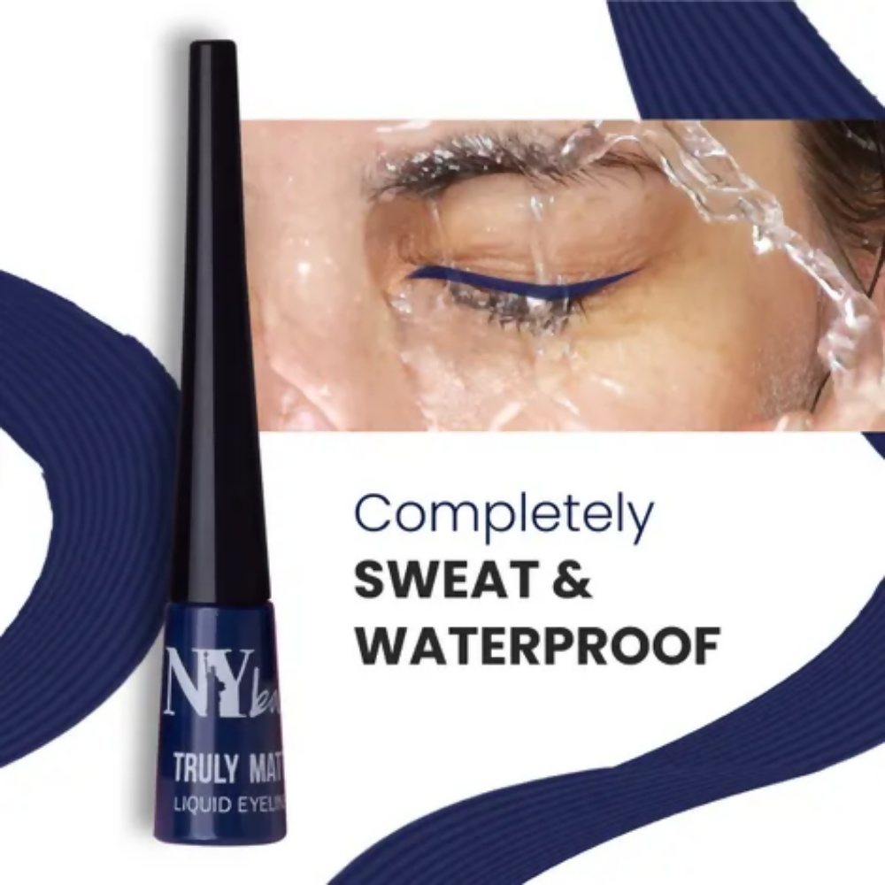 NY Bae Truly Matte Liquid Eyeliner - Nice Navy - Distacart