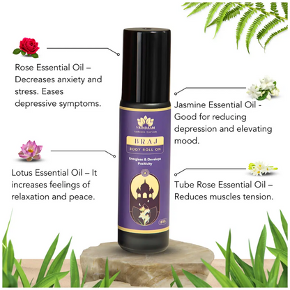 Vrinda Braj Aromatic Oil Roll On - Dista