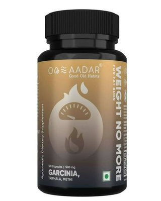 Aadar Weight No More Garcinia, Triphala, Methi Capsules - Distacart