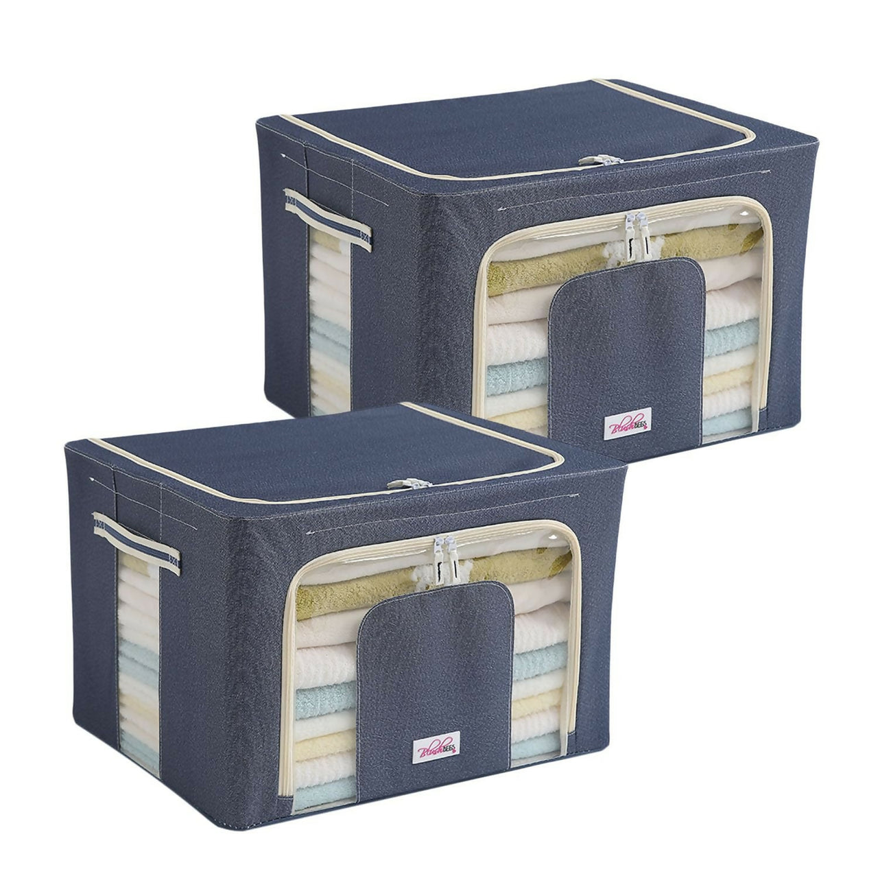 BlushBees Living Box - Wardrobe Organizer, Cloth Storage Bags with Zip - Dista