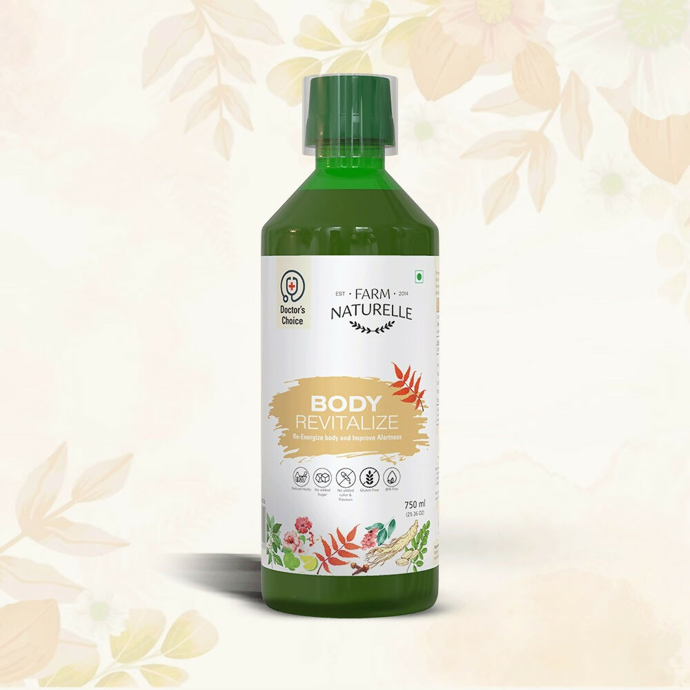 Farm Naturelle Body Revitalizer Juice - Ayurvedic Formula for Energy and Vitality