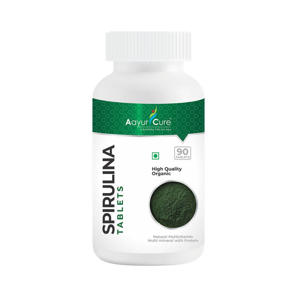 Aayur Cure Spirulina Tablets - Distacart