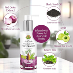 Thumbnail for Him Ayurveda Onion Black Seed Hair Cleanser Sulphate & Paraben-Free Shampoo