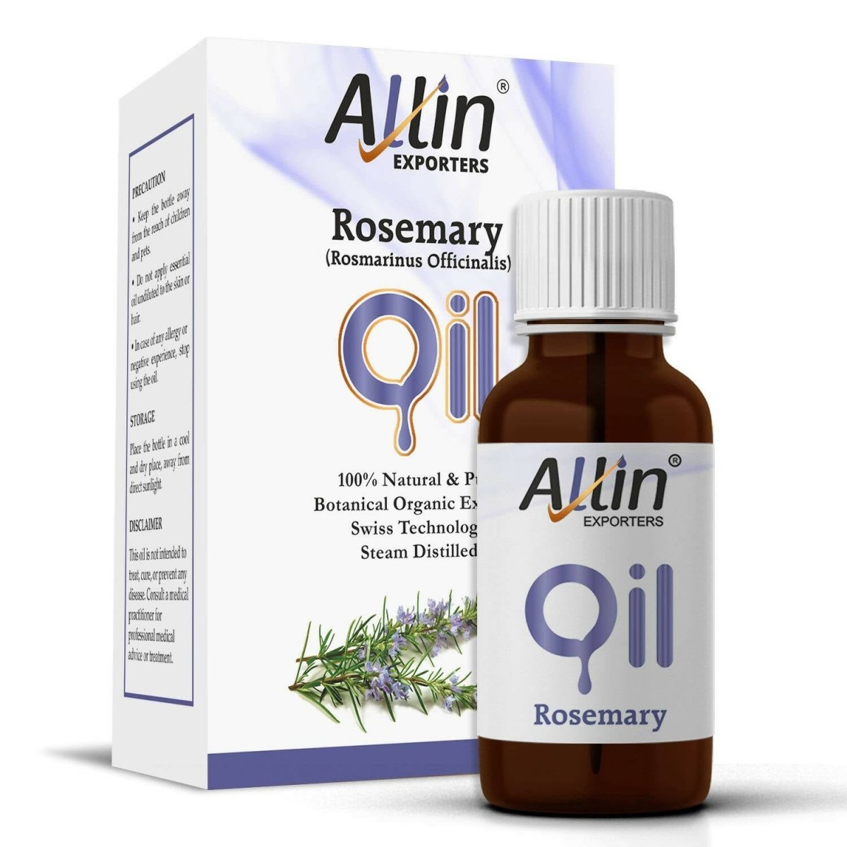 Allin Exporters Rosemary Essential Oil for Hair & Skin - Distacart