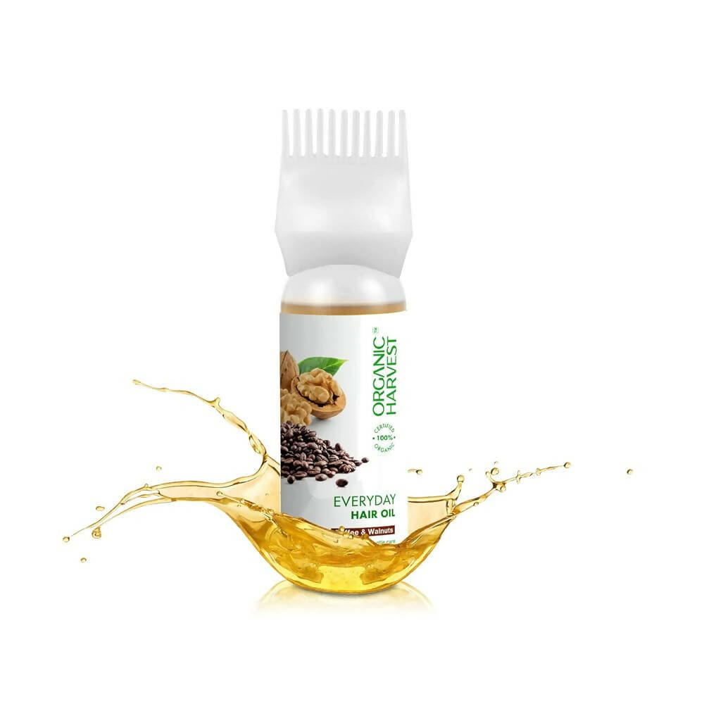Organic Harvest Organic Hair Strengthening Hair Oil Hair Re-Growth With Coffee Bean Oil - Distacart
