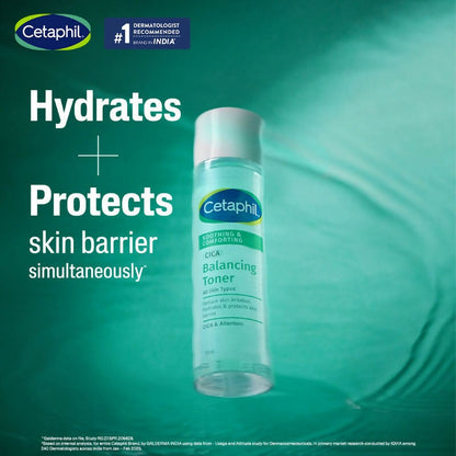 Cetaphil CICA Toner, Skin Barrier Protection, Reduces Irritation - Distacart