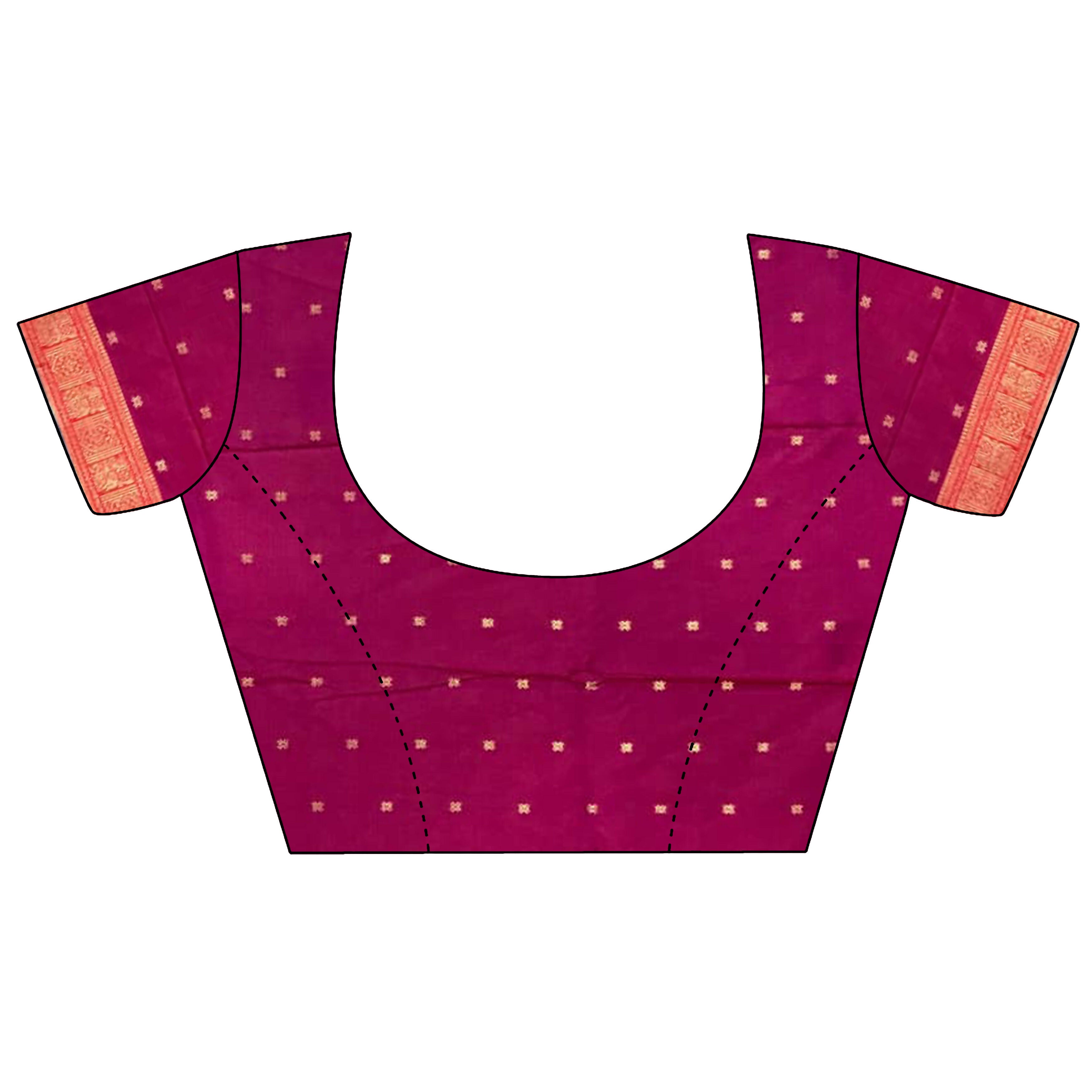 Joban Fashion Royal Blue Banarasi Soft Silk Woven Butti Saree