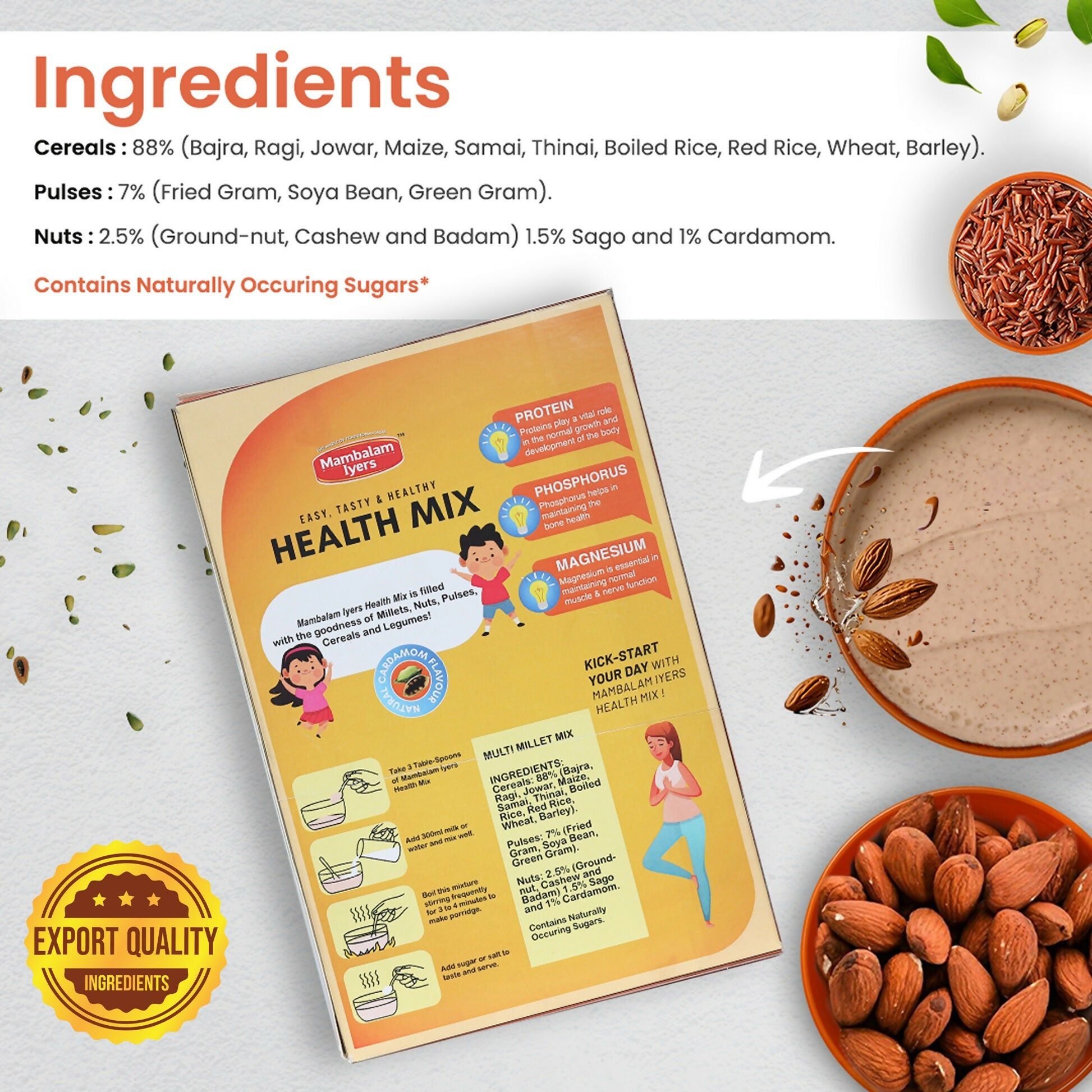 Mambalam Iyers Multi Millet Health Mix - Distacart
