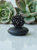 Inhanns Rang-E-Roshan Adjustable Ring – Handmade Crystal Statement Ring - Black - Distacart