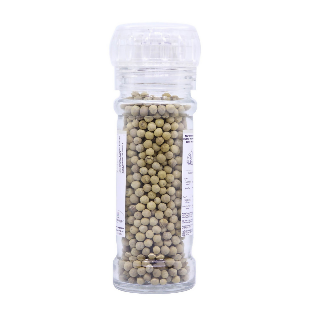 Tassyam Organics White Pepper Grinder Bottle - Distacart