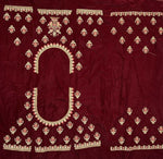 Thumbnail for Jyoti Fashion Women's Maroon Velvet Multi Thread Embroidered with Zircon Diamond Wedding Lehenga Choli - Distacart